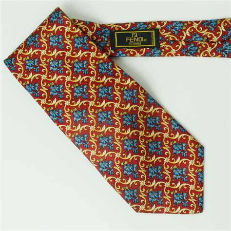 Fendi silk ties